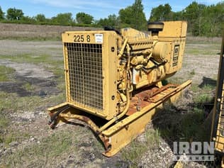 1992 Cat D3306TA 225 kW Skid-Mounted Generator Set