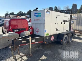 2012 Doosan G240 190 kW Portable Generator Set