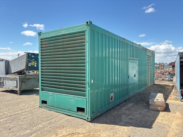 2001 Cummins Power Generation QSV91 1252 kW Containerized Generator Set inventory photo