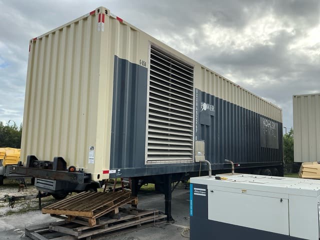 1999 Kohler 800 kW Containerized Generator Set on 1982 Theurer Container Trailer - alternate view