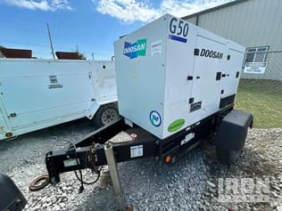 2019 Doosan G50WDO-3A-T4F 51 kW Mobile Generator Set