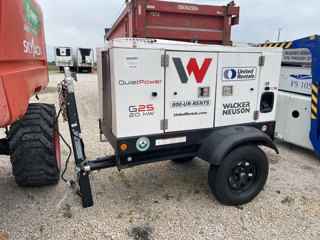 2025 Wacker Neuson G25 20 kW Mobile Generator Set (Inoperable) inventory photo