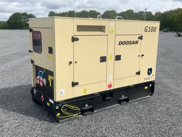 2023 Doosan G100 100 kVA Generator Set - alternate view