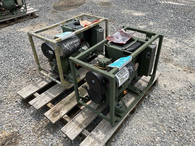 (2) Dewey MEP-531A 2kW Generator Sets - alternate view