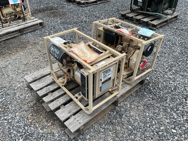 (2) Dewey MEP-531A 2kW Generator Sets - alternate view