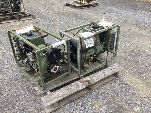 (2) Dewey MEP-531A 2kW Generator Sets - alternate view