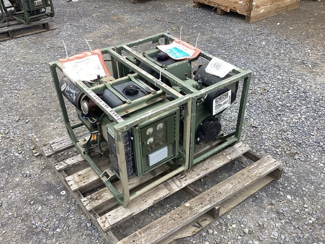 (2) Dewey MEP-531A 2kW Generator Sets - alternate view
