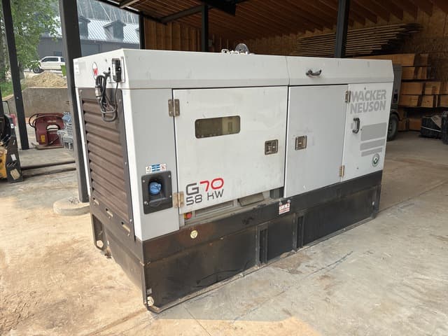 2018 Wacker Neuson G70 58 kW Skid-Mounted Generator Set - alternate view