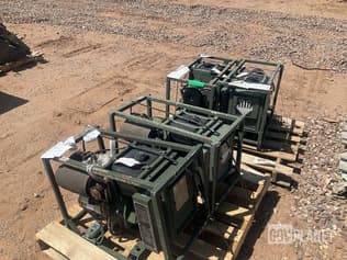 (4) Dewey MEP-501A 2kW Diesel Engine Generator Sets