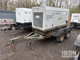 2014 Wacker Neuson G70 58 kW Mobile Generator Set