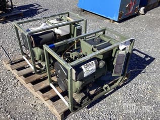 (2) Dewey MEP-531A 2kW Generator Sets