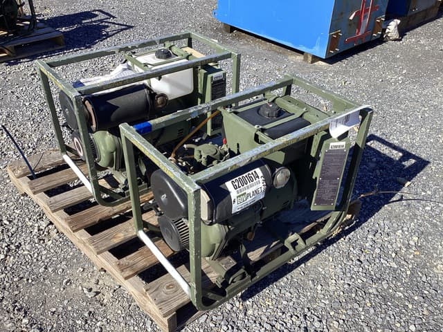 (2) Dewey MEP-531A 2kW Generator Sets - alternate view