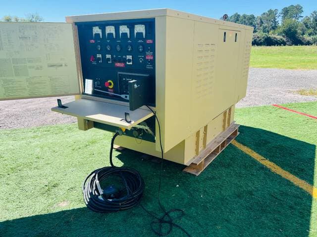 25kW Diesel Generator Set w/ Power Distribution Cord - alternate view
