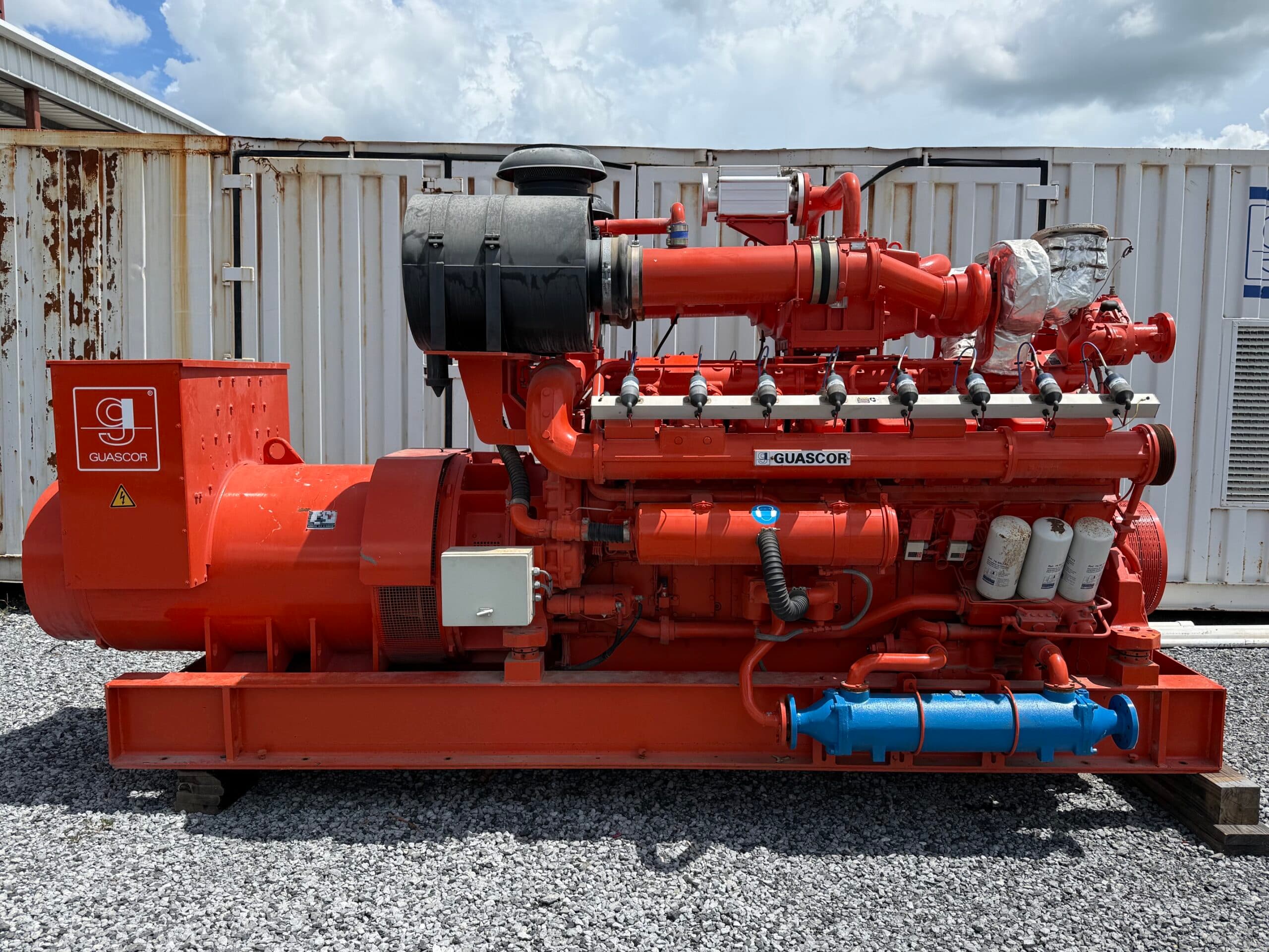 Guascor SFGLD560 - 700KW Natural Gas Generator Set