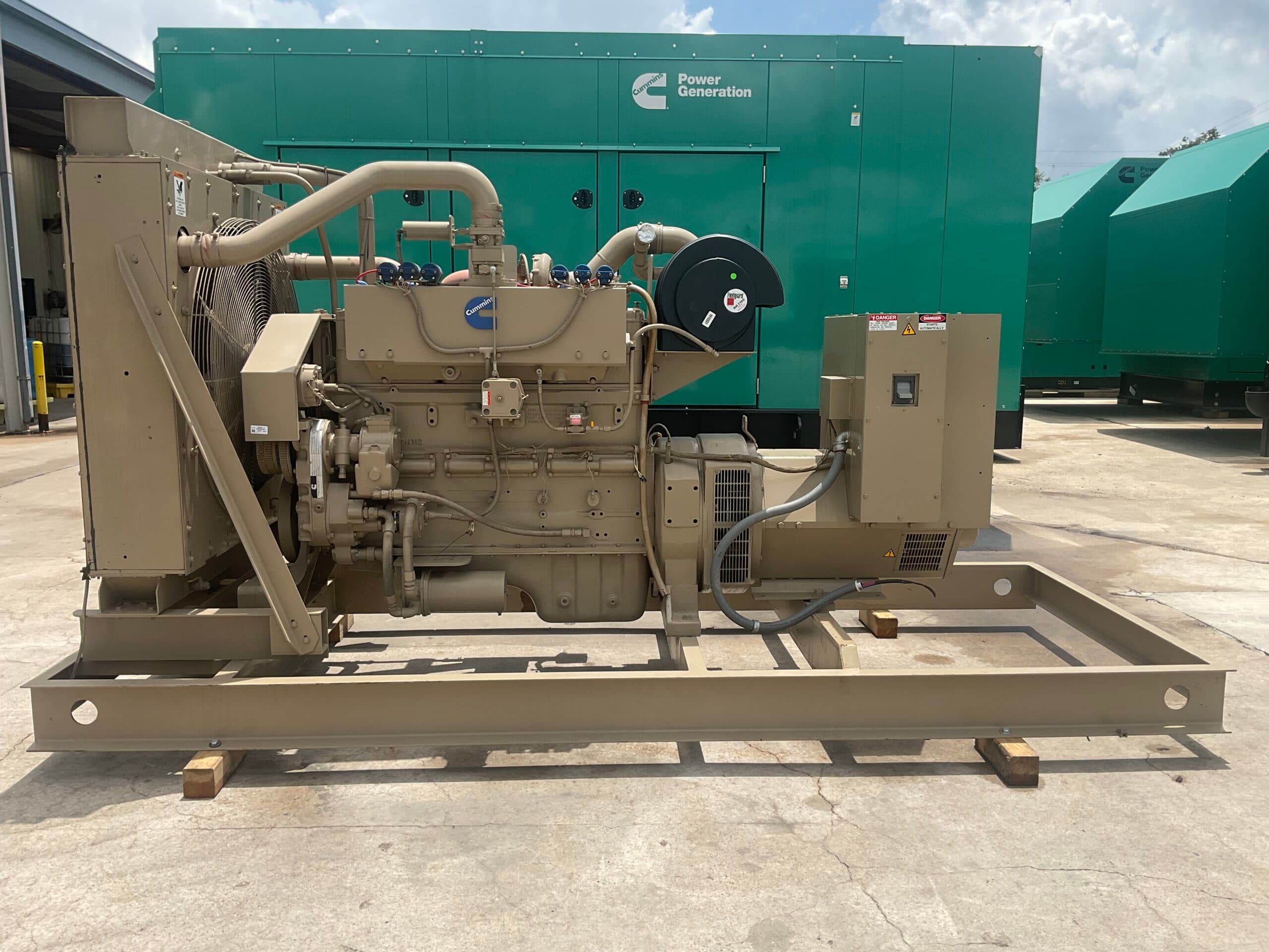 Low Hour Cummins GTA855 200KW Natural Gas Generator Set - Depco Power Systems