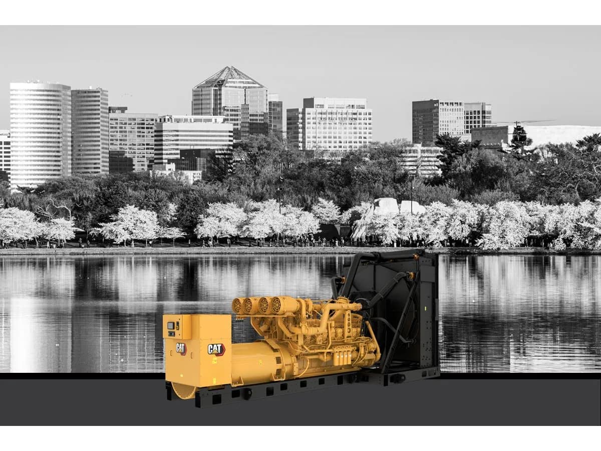 Caterpillar Cat 3516E 3 MW liquid-cooled standby generator