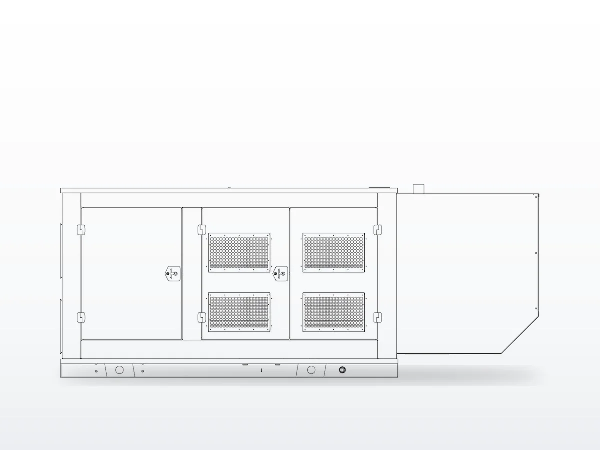Hipower Systems Hipower HNI-200 200 kW liquid-cooled standby generator