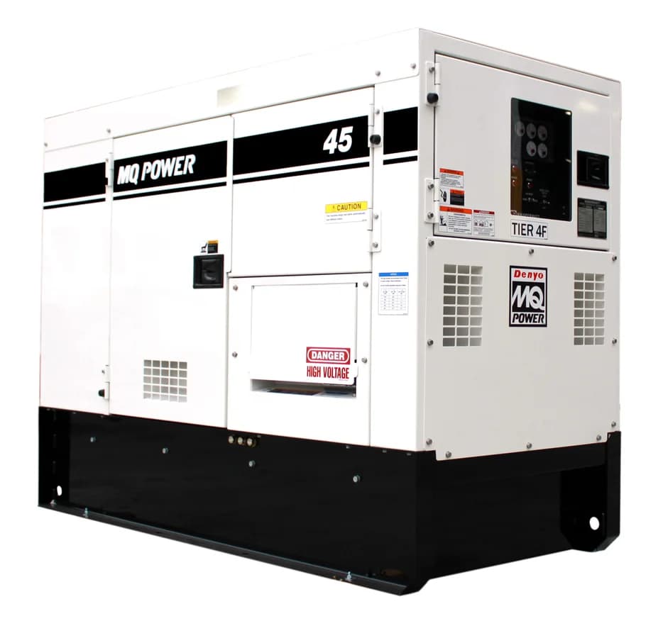 MQ Power MQ Power DCA-45 WhisperWatt 40 kW liquid-cooled standby generator