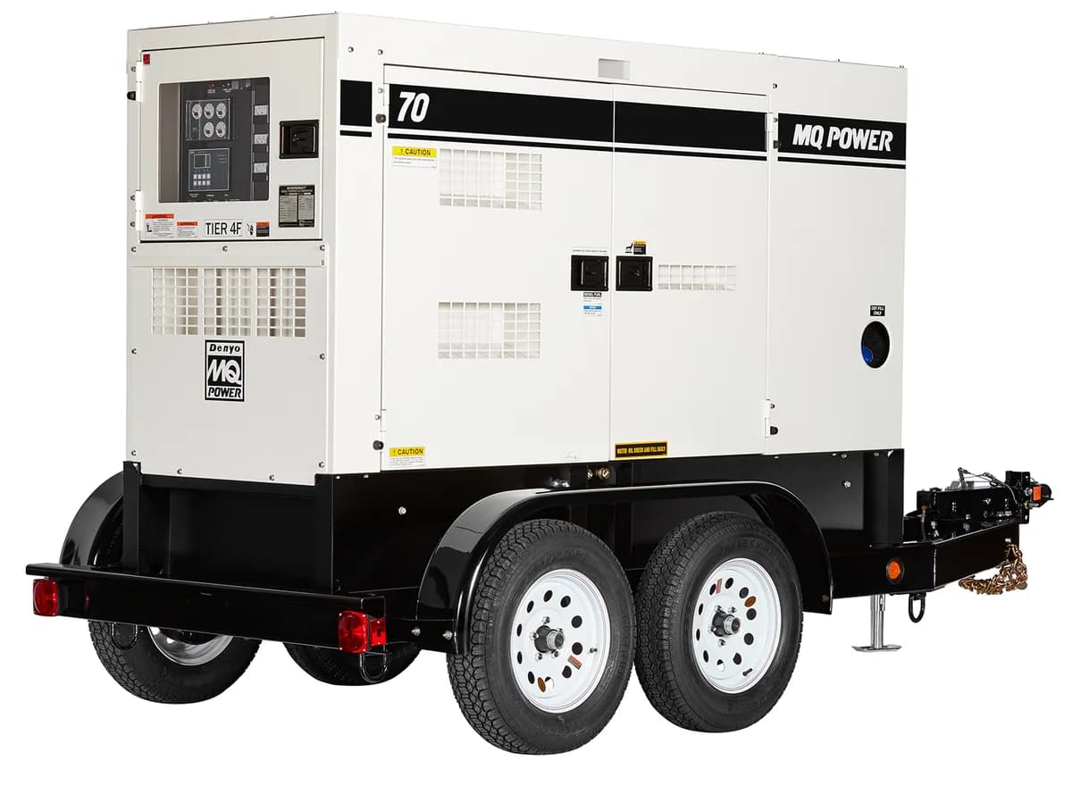 MQ Power MQ Power DCA-70 WhisperWatt 62 kW liquid-cooled standby generator