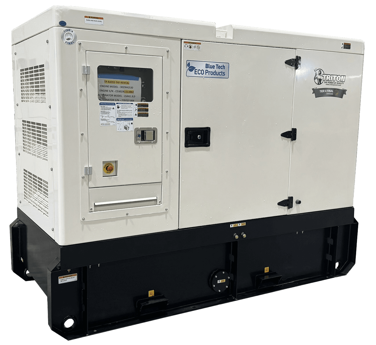 Triton Power Triton Power TP-JD50-T4F 50 kW liquid-cooled standby generator