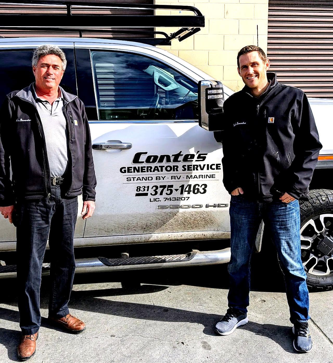 Frank Conte and the OnPoint Generators team at the Seaside, California office