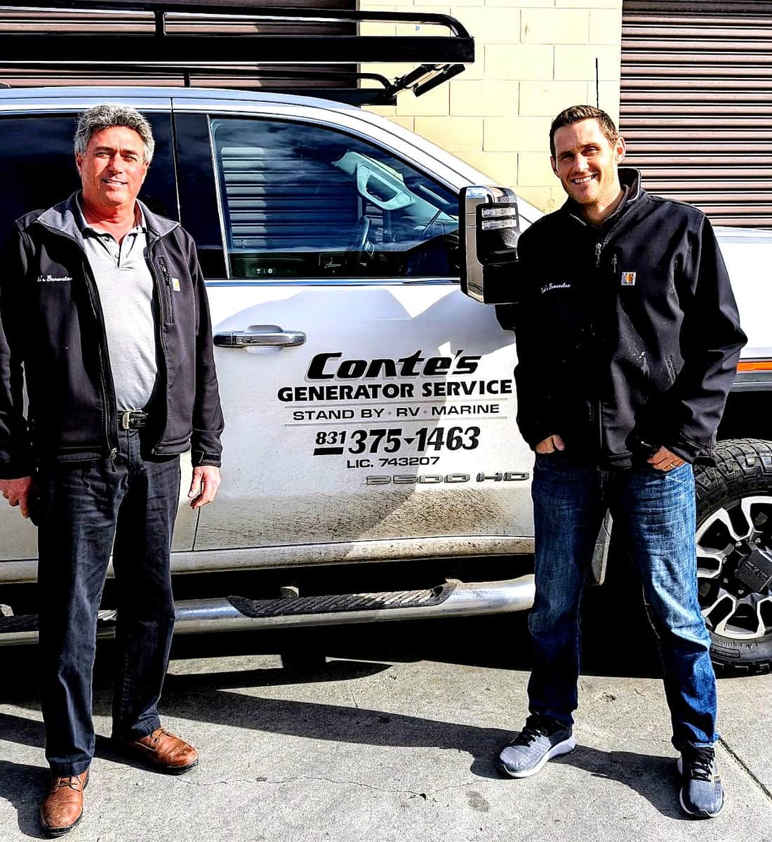 Frank Conte and the OnPoint Generators team at the Seaside, California office