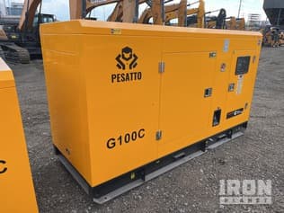 2026 Pesatto G100C 125 kVA Skid-Mounted Generator Set (Unused)