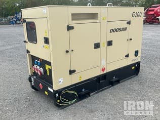 2023 Doosan G100 100 kVA Generator (Unused)