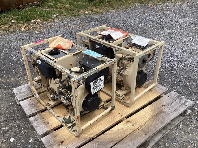 (2) Dewey MEP-531A 2kW Generator Sets - alternate view