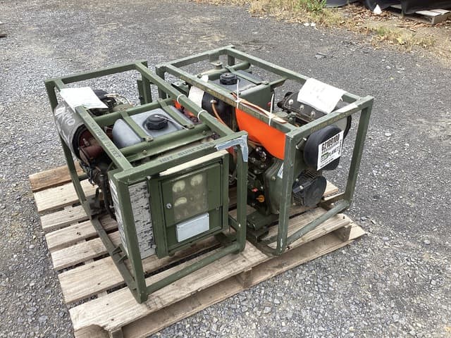 (2) Dewey MEP-531A 2kW Generator Sets - alternate view
