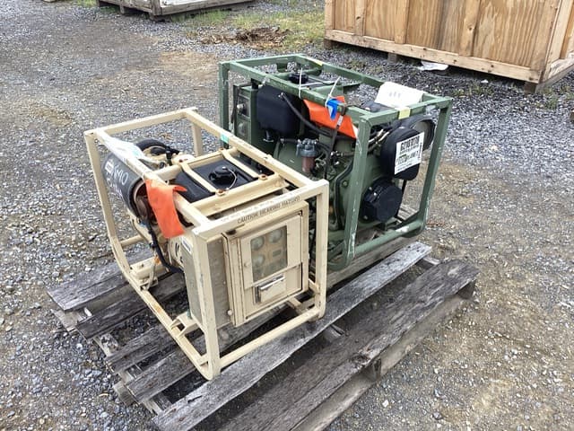 (2) Dewey MEP-531A 2kW Generator Sets - alternate view