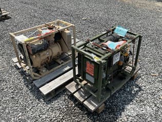 (2) Dewey MEP-531A 2kW Generator Sets