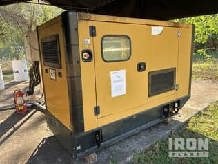 2015 Cat DE50-CB 50 kVA Skid-Mounted Generator Set