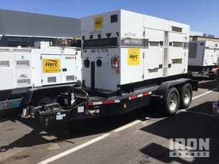 2016 Multiquip DCA-220SSJU4F 220 kVA Mobile Generator Set (Inoperable)