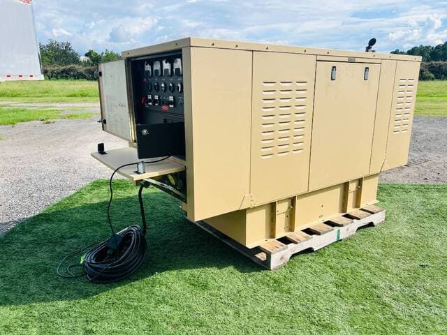 25kW Diesel Generator Set w/ Power Distribution Cord - alternate view