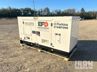 EF Equipment WK25PS 25 kW Skid-Mounted Generator Set (Unused)