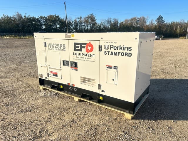 EF Equipment WK25PS 25 kW Skid-Mounted Generator Set (Unused) - alternate view