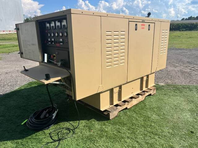 25kW Diesel Generator Set w/ Power Distribution Cord - alternate view