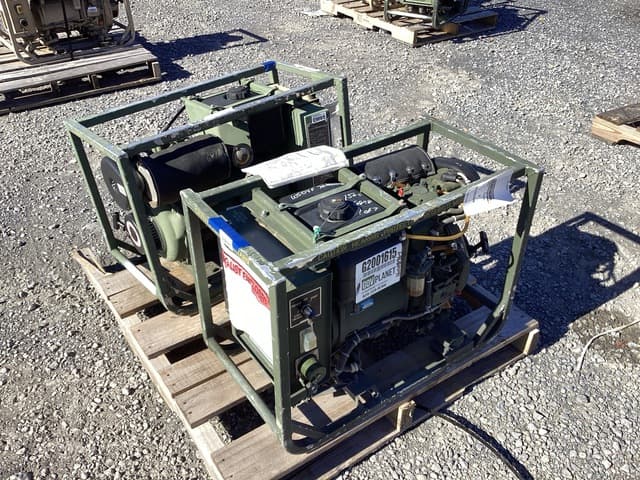 (2) Dewey MEP-531A 2kW Generator Sets - alternate view