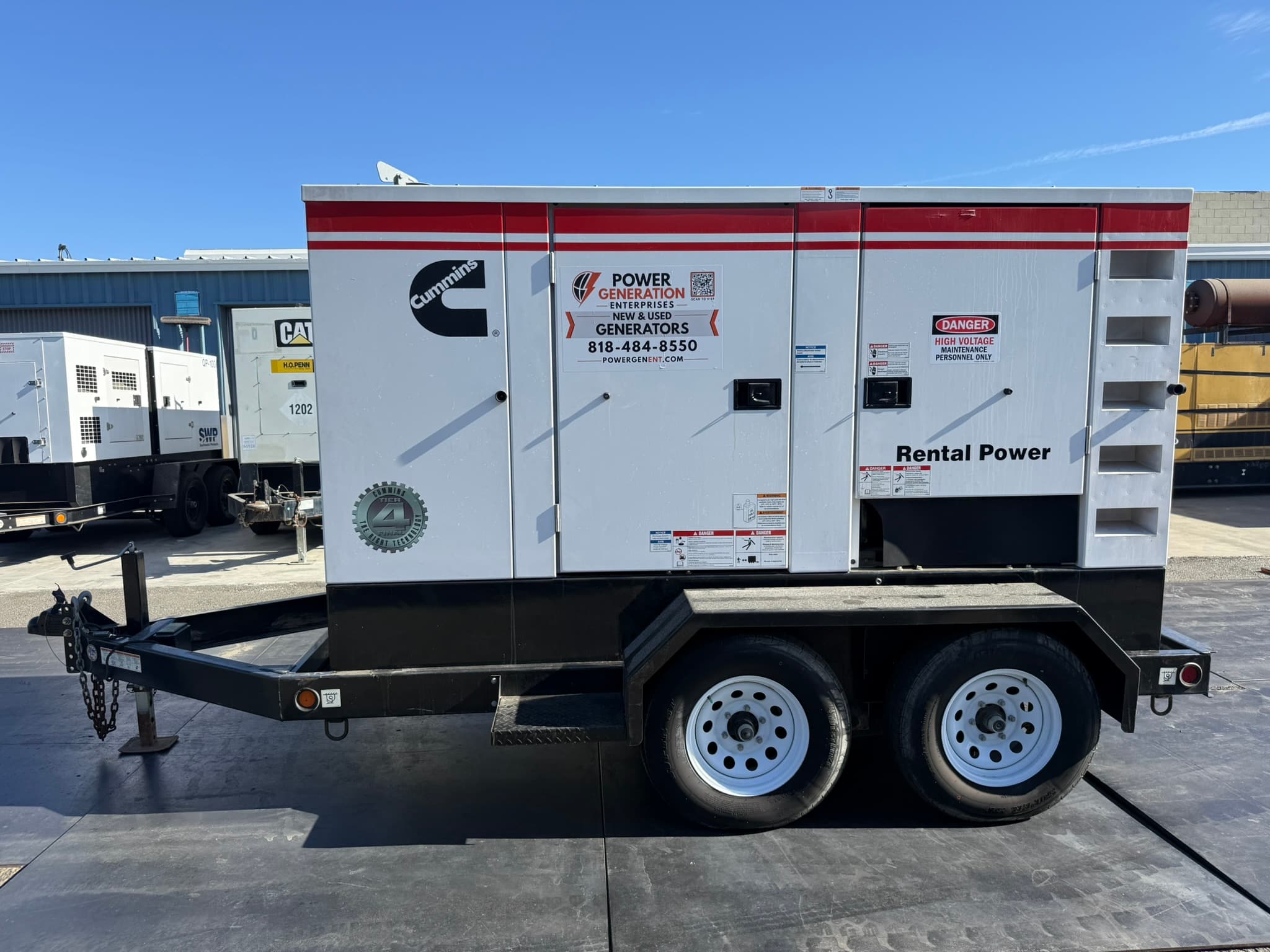 Cummins C100D2RE - 100KW Tier 4 Final Rental Grade Portable Diesel Generator Set