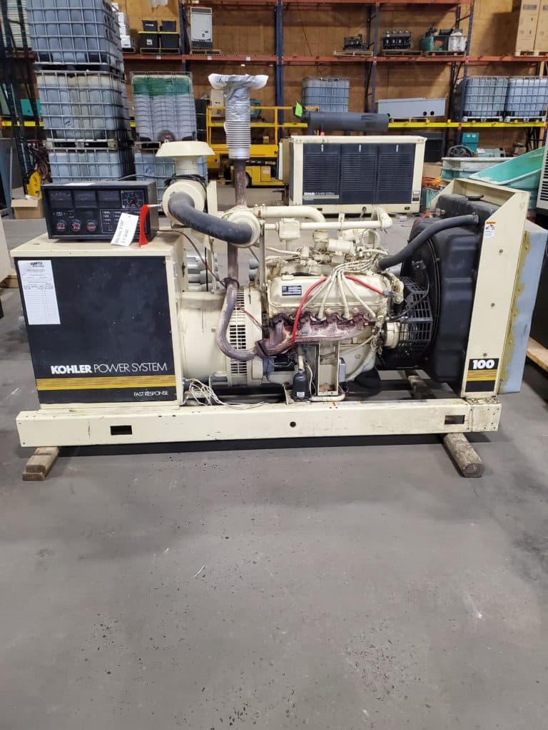 Used 100 kW Kohler 100RZ282 Natural Gas Generator - Woodstock Power inventory photo