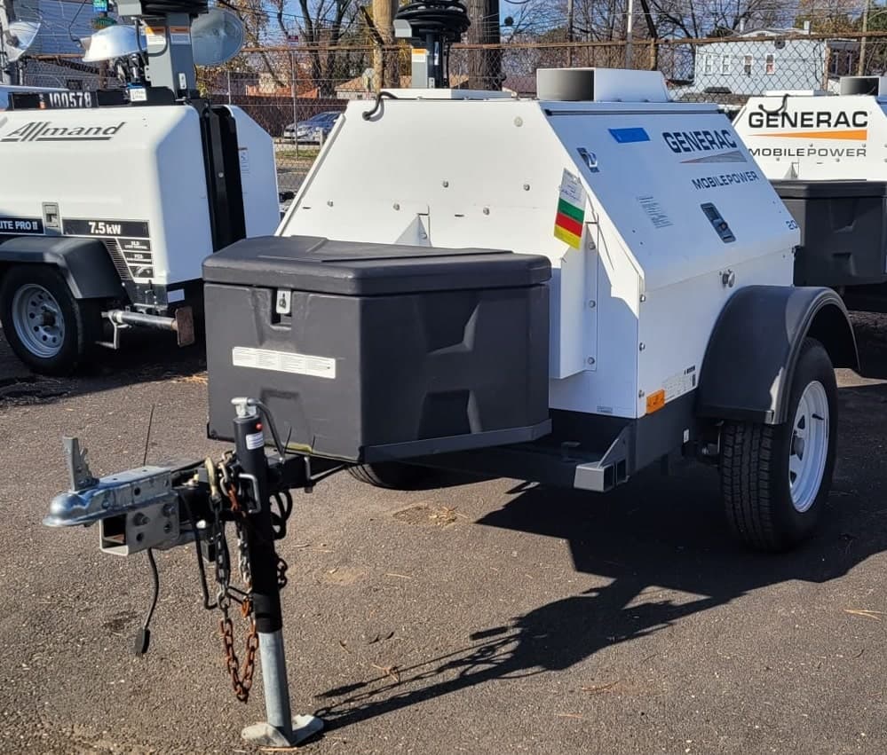 Used 20 kW Generac MLG20 Portable Diesel Generator – EPA Tier 4i - Woodstock Power inventory photo