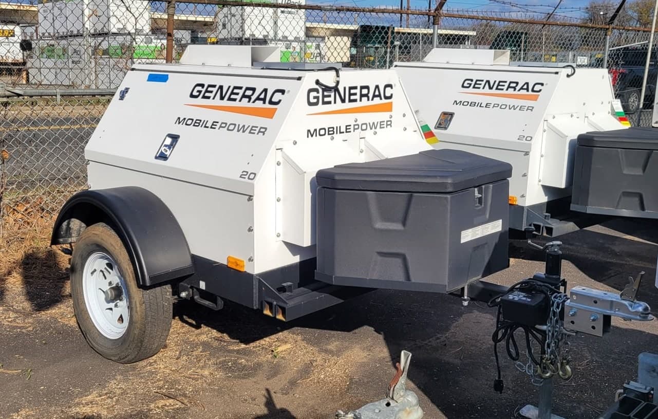Used 20 kW Generac MLG20 Portable Diesel Generator – EPA Tier 4i - Woodstock Power inventory photo