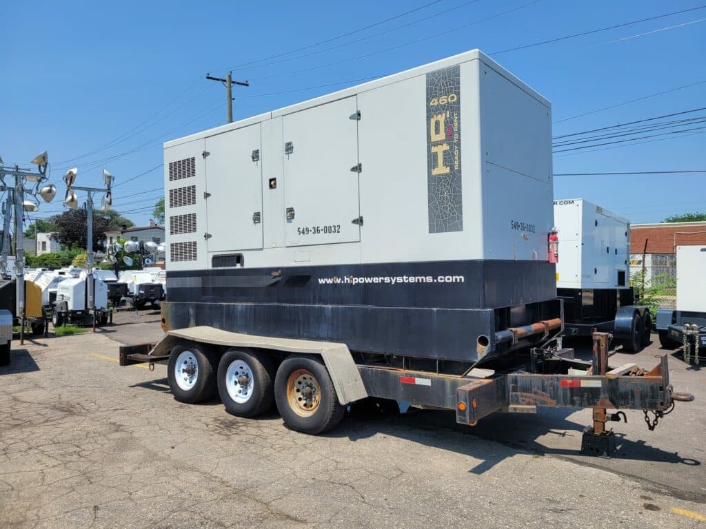 Used 369 kW HIPOWER HRJW-460 T6 Portable Diesel Generator - EPA Tier 3 - Woodstock Power inventory photo