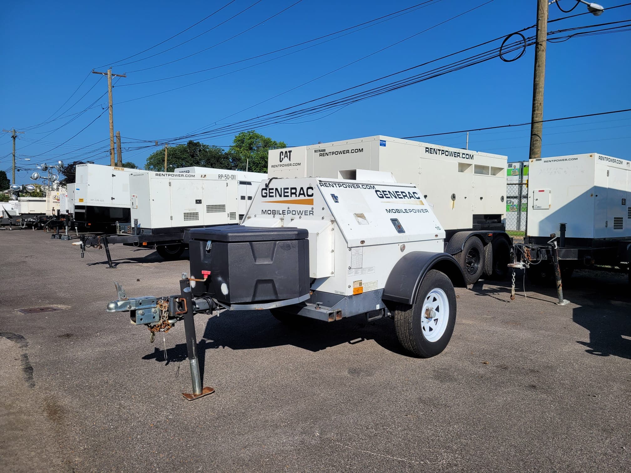 Used 13 kW Generac MLG15 Portable Diesel Generator - EPA Tier 4i
