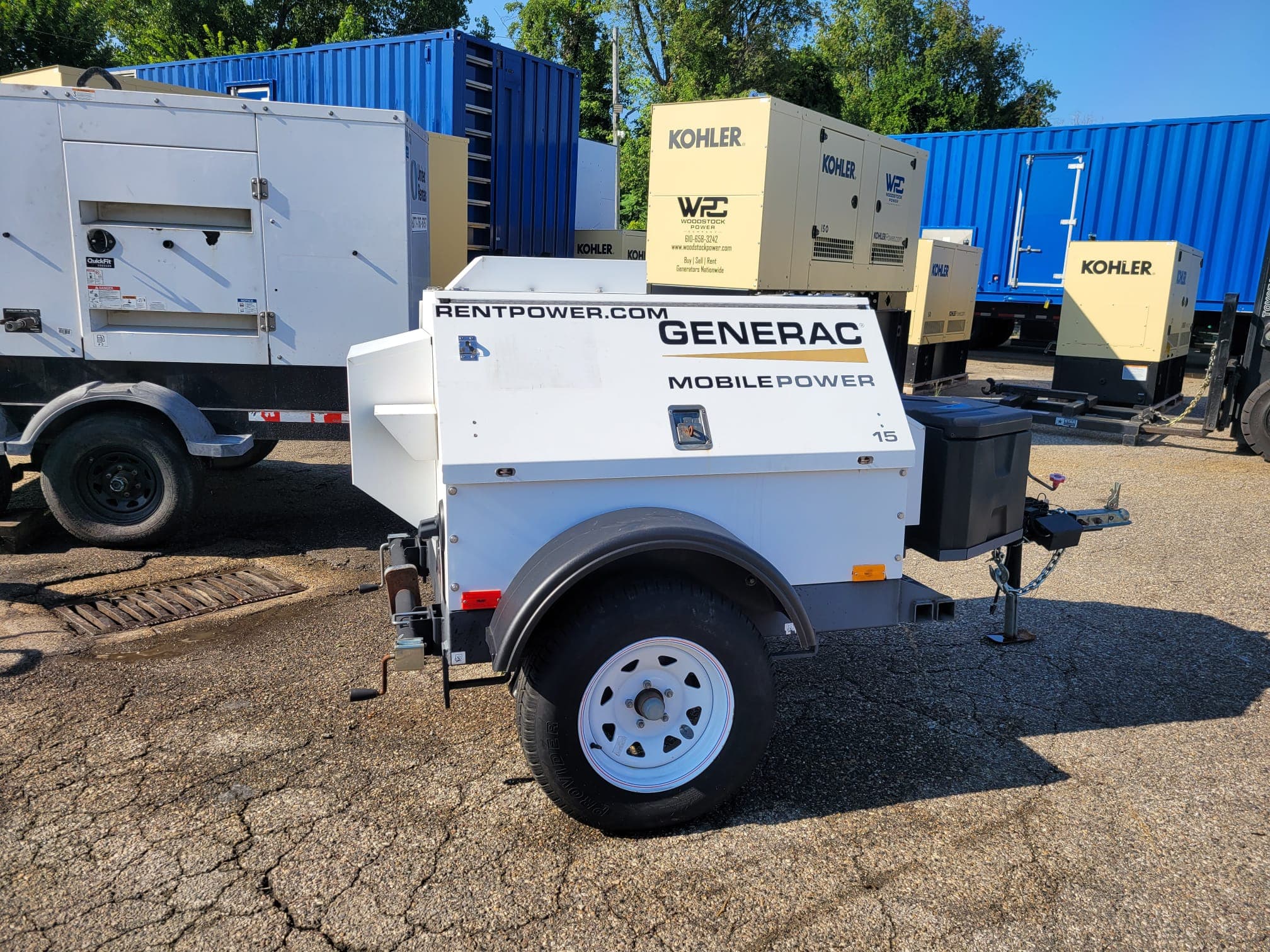 Used 13 kW Generac MLG15 Portable Diesel Generator - EPA Tier 4i