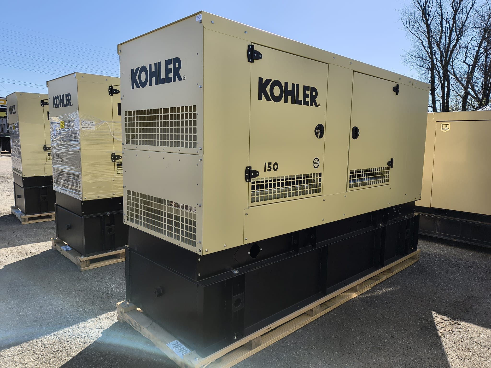 New 150 kW Kohler-Rehlko 150REOZJF Diesel Generator - Steel sound enclosure - EPA Tier 3