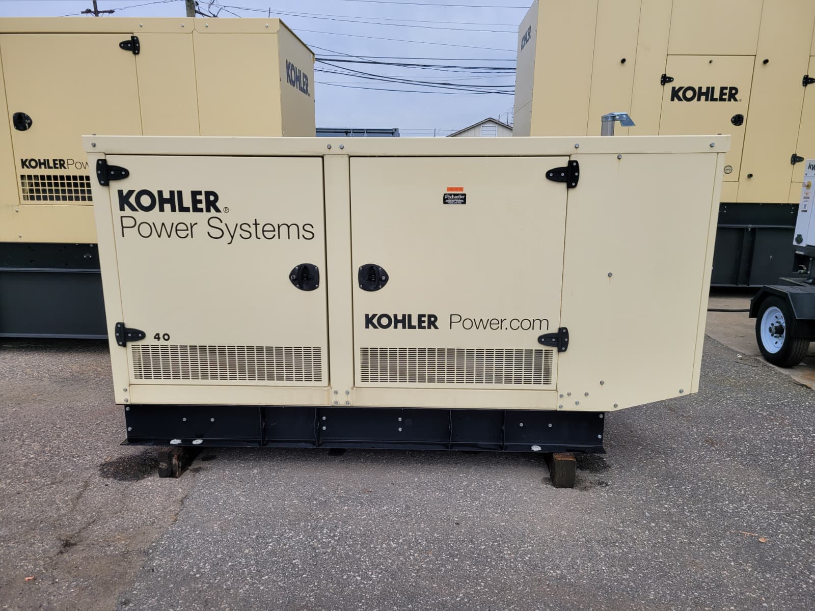 Used 39 kW Kohler 40REZG Natural Gas Generator - EPA Certified - Woodstock Power
