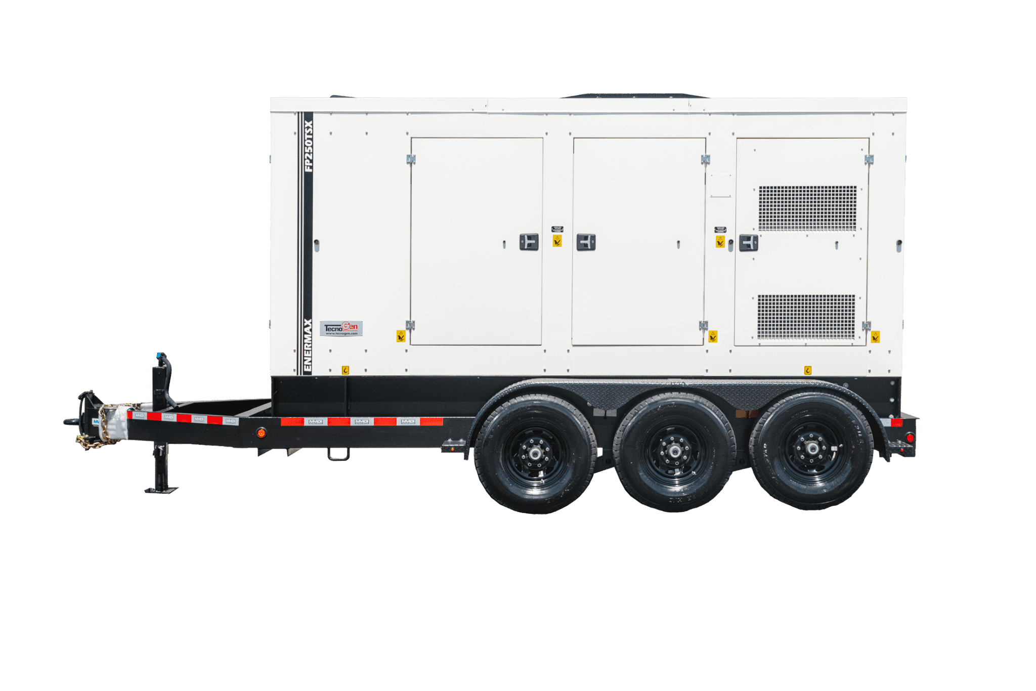 New 220 kW TecnoGen Enermax FP250TSX Portable Diesel Generator - EPA Tier 4 Final