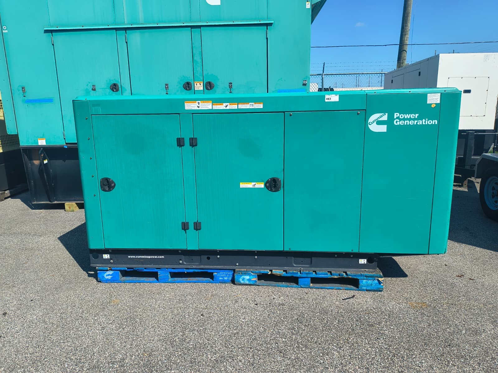 Used 80 kW Cummins C80N6 Natural Gas Generator